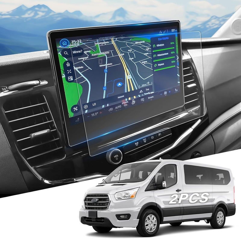 WEIPIN For 2PCS 2022 2023 2024 2025 2026 Ford Transit 12 Inch Touchscreen High Clarity Screen Protector - Transit (Passenger Van XL/XLT/Cargo Van/Crew Van) Accessories - Image 1